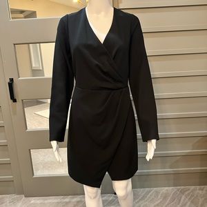 Black Halo Black Long Sleeve Dress